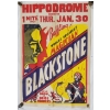 Image 1 : 1964 "BLACKSTONE THE MAGICIAN " SHOW POSTER