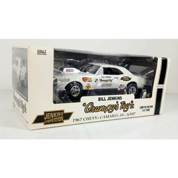 LEARNING CURVE DIECAST BILL JENKINS 1967 CHEVY CAMARO SS A/MP MODEL - GRUMPY'S TOY III - SEALED