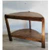 Image 2 : MIXED WOOD CRESCENT MOON END TABLE