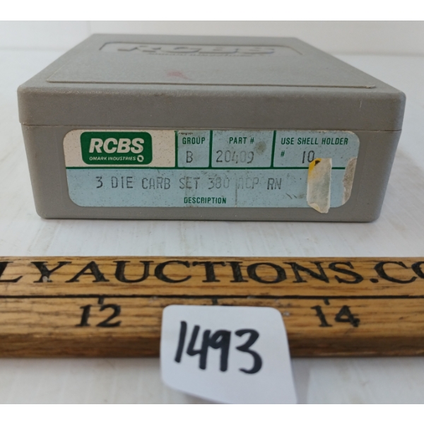 RCBS CARBIDE .380ACP 3PC DIE SET