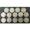 Image 2 : LOT OF 14 - 1919-1930 CDN 10 CENT COINS