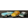 Image 1 : LOT OF 3 - BURAGO DIECAST 1955 BEETLE, 1957 CHEVROLET CORVETTE & 1957 CHEVY BEL AIR MODELS