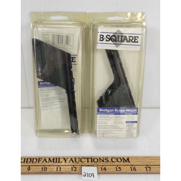 LOT OF 2 - B-SQUARE 870 12GA SCOPE MOUNTS