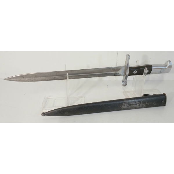 SWEDISH M1918 ELSENER SCHWYZ BAYONET W/ SCABBARD