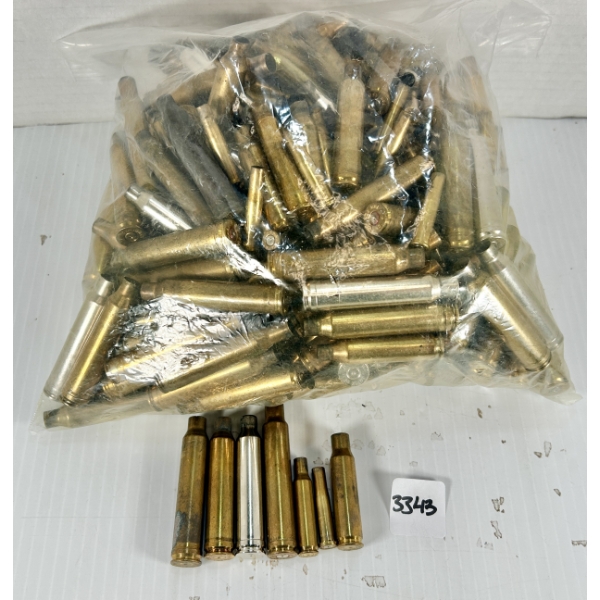 BRASS: APPROX 300X MIXED RIFLE BRASS