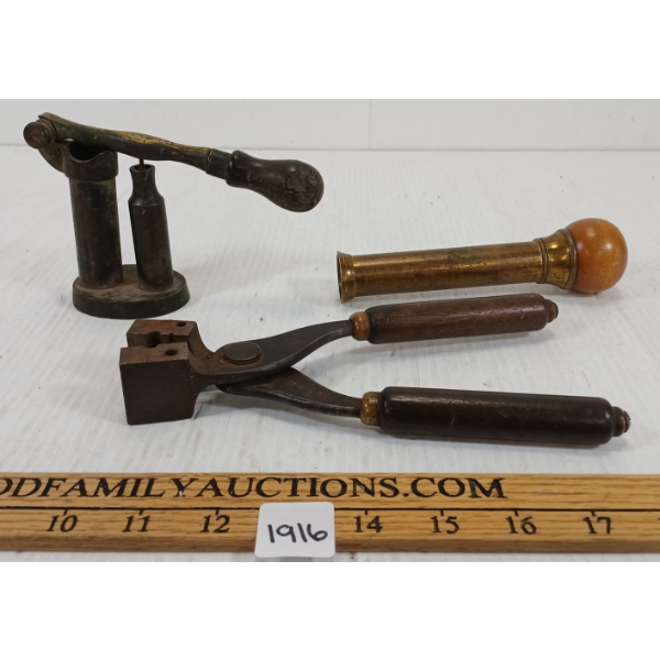 LOT OF 3 - RELOADING ACCESS - INCL .22 WCF BULLET MOULD