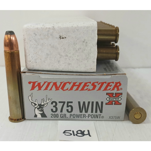 AMMO: 20X WINCHESTER SUPER X .375 WIN SPL - 220GR - PP - RELOADS