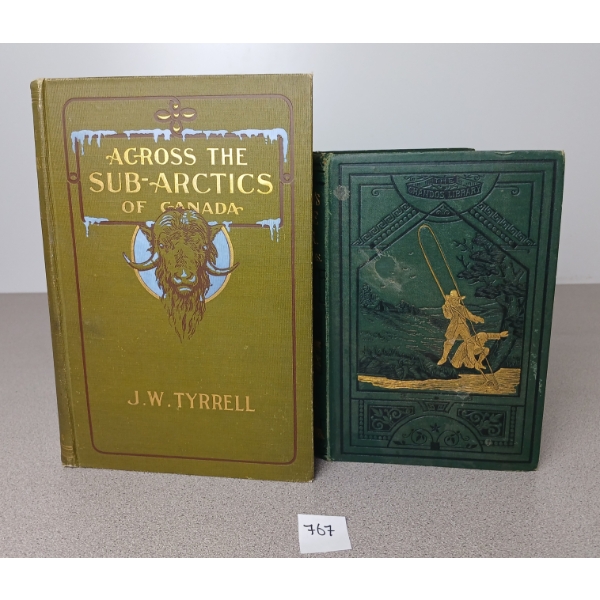 LOT OF 2 - 1908 "ACROSS THE SUB-ARCTICS OF CANADA" "COMPLETE ANGLER" PUBLICATIONS