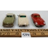 Image 3 : LOT OF 3 - SCHUCO DIECAST MICRO RACERS - INCL JAGUAR "E" TYPE, MERCEDES 190 SL & PORSCHE