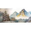 Image 2 : WINTER MOUNTAIN SCENE BY G. WHITMAN - FRAMED OIL ON CANVAS