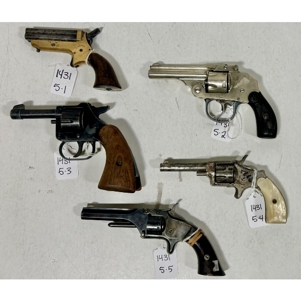 LOT OF 5 - PROHIBITED HANDGUNS