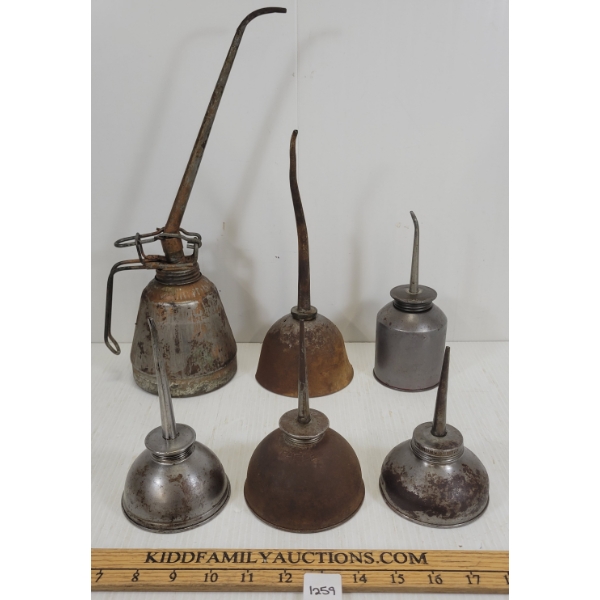 LOT OF 6 - VINTAGE OILERS 