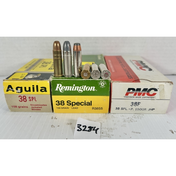 AMMO: 111X MIXED .38 SPL - 158 GR & 150 GR