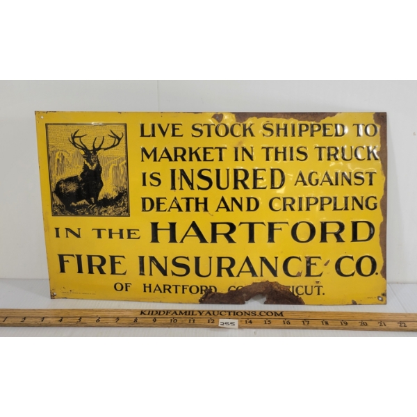 LIVE STOCK EMBOSSED SST SIGN 