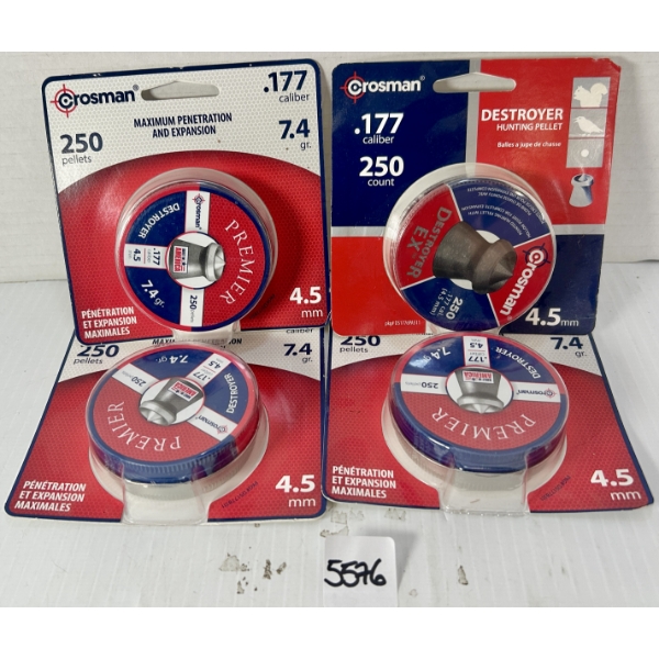 PELLETS: 1000X CROSMAN PREMIER .177 CAL - PHP