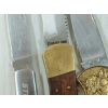 Image 2 : LOT OF 3 - FRANKLIN MINT DEER FOLDING KNIFE, STIHL & MISC FOLDING KNIVES W/ CASES