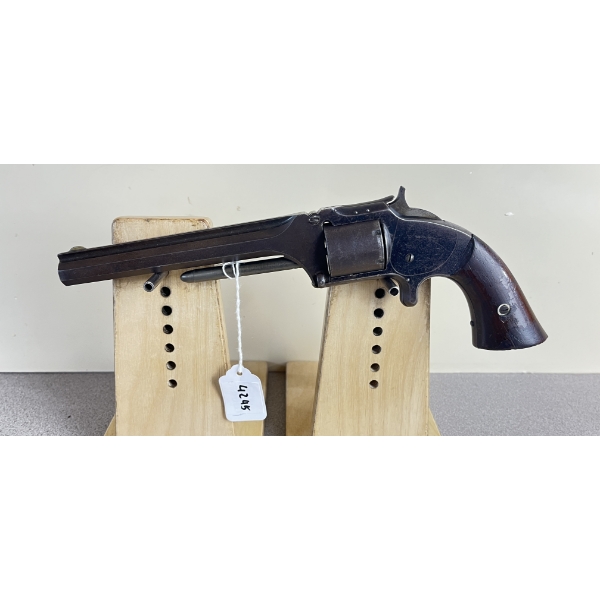 SMITH & WESSON NO2 ARMY IN .33 RIMFIRE - ANTIQUE, NO PAL REQUIRED
