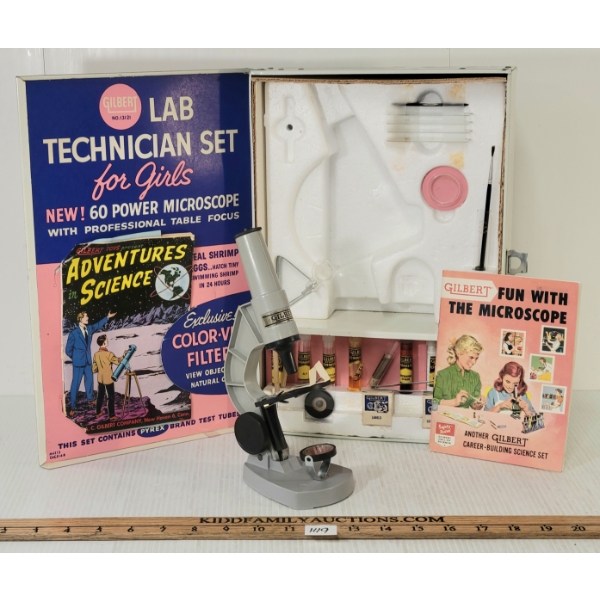 GILBERT LAB TECHNICIAN SET FOR GIRLS W/ CONTENTS