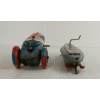 Image 3 : LOT OF 2 - SAN & HRD TIN WIND UP BOAT & ELEPHANT