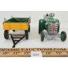 Image 4 : SCHYLLING TIN WINDUP TRACTOR & TRAILER