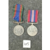 Image 1 : LOT OF 2 - WWII CVSM & WAR MEDALS