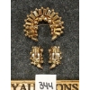 Image 2 : LOT OF 2 - SHERMAN RHINESTONE BROOCH W/ PAIR OF EARRINGS