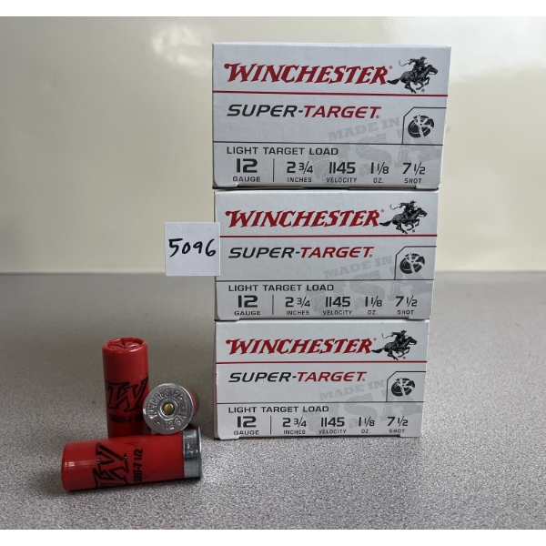 AMMO: 75X WINCHESTER 12 GA 2-3/4IN 1-1/8OZ NO7-1/2 SHOT