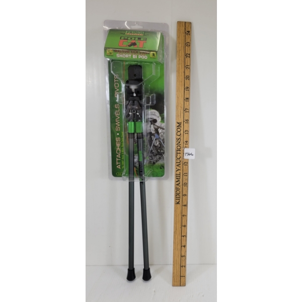 PRIMOS POLE CAT GUN MOUNTED SHORT BIPOD - AS NEW