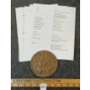 Image 1 : WWI CDN DEATH PLAQUE & PAPERS - GARFIELD MASON