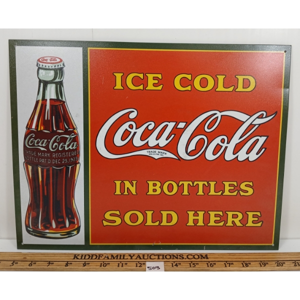 ICE COLD COCA-COLA SST SIGN