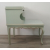 Image 2 : PAINTED END TABLE W/ DRAWER