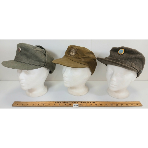 LOT OF 3 - EAST GERMAN, NORWEGIAN & SWEDISH CAPS 