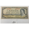1954 CDN $20 BANKNOTE - DEVIL'S FACE
