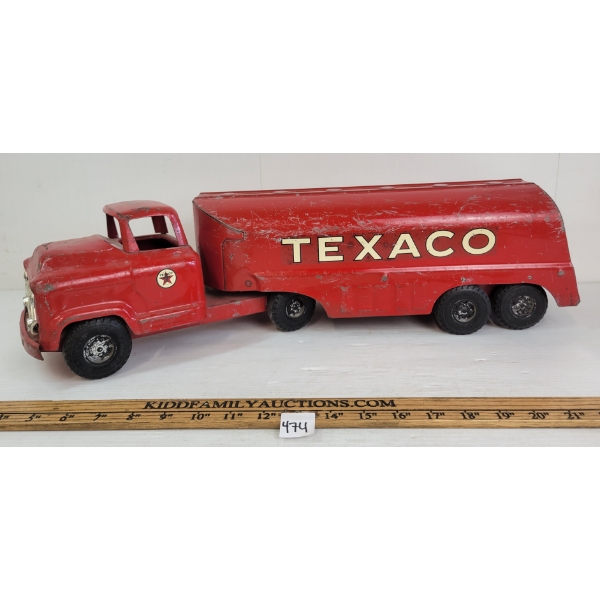 BUDDY L PRESSED STEEL TEXACO TANKER TRUCK