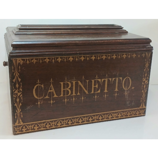 BY HER MAJESTY'S ROYAL LETTERS CABINETTO - PINE - C. LATE 19TH CENTURY