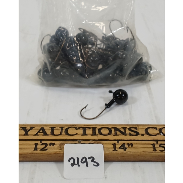 QTY OF BLACK JIG HEADS