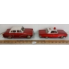 Image 2 : LOT OF 2 - TIN RC FIRE CHIEF & CRUISER CARS