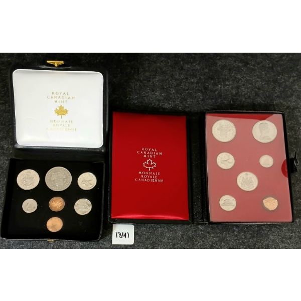 LOT OF 2 - 1971 CDN DENOMINATION SETS