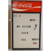 Image 1 : COCA-COLA LETTERBOARD W/ LETTERS