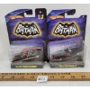 Image 1 : LOT OF 2 - HOTWHEELS DIECAST BATMAN BATMOBILES