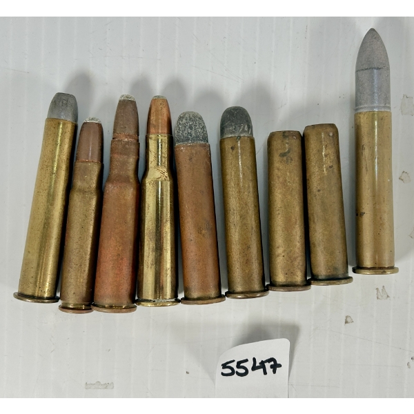 AMMO: 9X WINCHESTER LARGE RIFLE CARTRIDGES