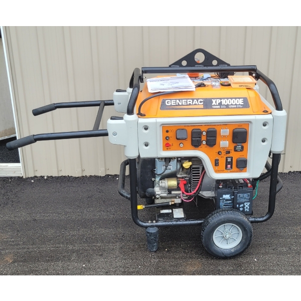 GENERAC XP1000E GENERATOR W/ PARTS - 12500V - WORKING