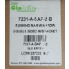 Image 2 : LOT OF 12 - GLOBRITE RUNNING MAN EXIT SIGNS