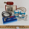 3656  LOT OF 2  SPRAYIT DIAPHRAGM PAINT SPRAYER MODEL 60013 and PAASCHE AIRBRUSH ACCESSORIES