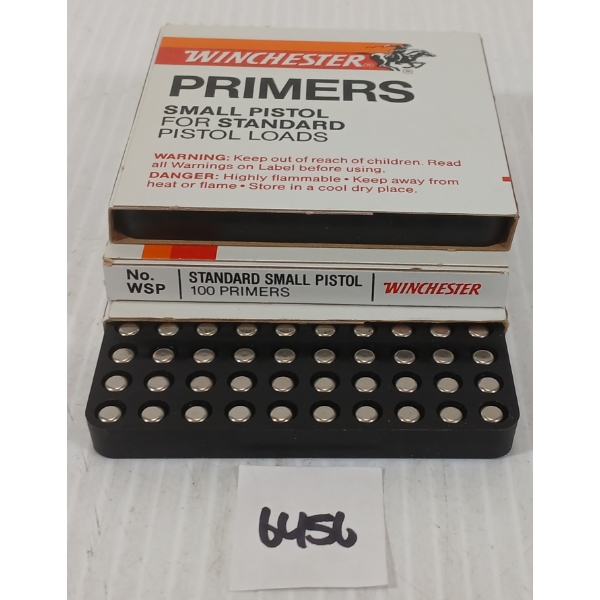 PRIMERS: APPROX 300X WINCHESTER NO. WSP PRIMERS