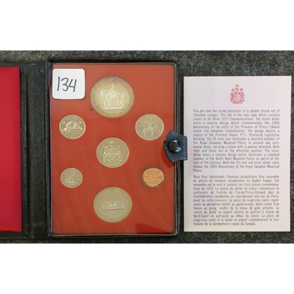 1973 RCM DOUBLE DOLLAR PROOF SET