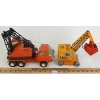 Image 2 : LOT OF 2 - TONKA & ASC TIN & PRESSED STEEL CRANE TRUCKS
