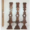 Image 2 : LOT OF 3 - STAINED PINE WALL SCONCES