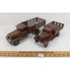 Image 1 : LOT OF 2 - PRESSED STEEL STAKE TRUCKS - INCL METALCRAFT WESTON'S