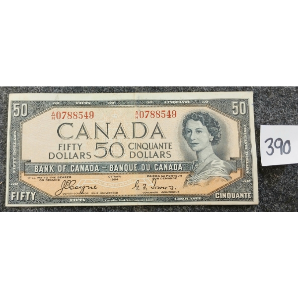 1954 CDN $50 BANKNOTE